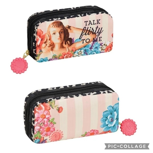 Lesportsac Handbags - LESPORTSAC Cosmetic Pouch BENEFIT COSMETIC Collaboration “Talk Flirty To Me”